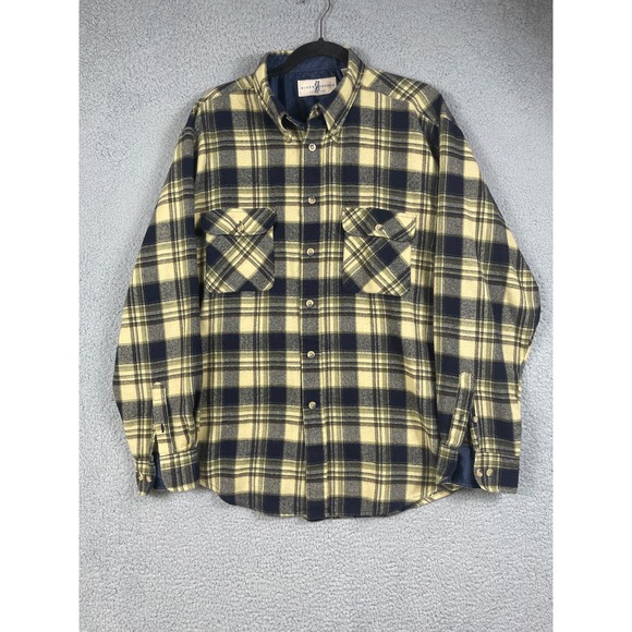 Vintage River Trade Men's Flannel Long Sleeve Shirt Size L - Picture 1 of 11